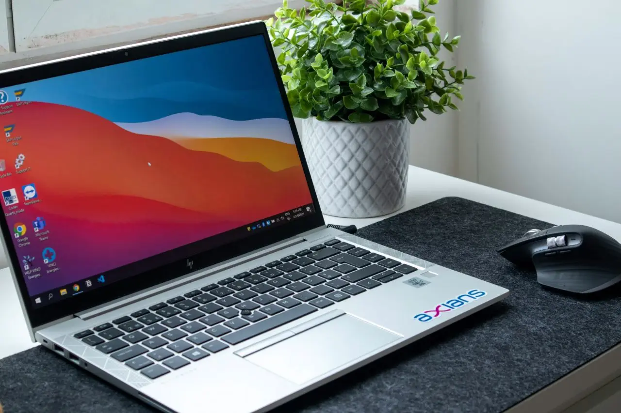 Laptop z włączoną funkcją Autostartu